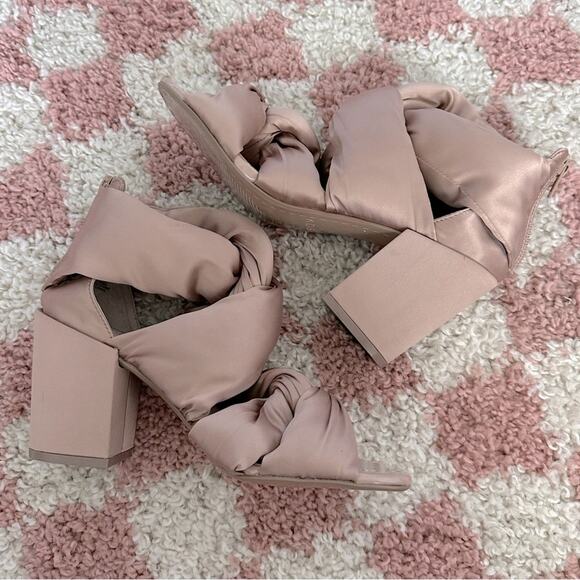 Kelsi Dagger Brooklyn Maddox Knotted Satin Heels-7 - Picture 4 of 13